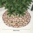 thumbnail image 4 of Fiudx Falda para Árbol de Navidad, Diseño de Copo de Nieve de Punto, Material Suave y Cómodo, Antideslizante y Resistente a La Humedad, Decoración para Árbol de Navidad, Regalos de Navidad, Tamaño 23, 4 of 4