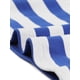 thumbnail image 5 of INSPIRAR CHIC Blusas de tirantes de verano a rayas con lazo M Blanco Azul, 5 of 6