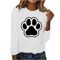 thumbnail image 2 of Vetsdori 3/4 Sleeve T-shirts for Women Plus Size Casual Pullover Tunic Dressy,Graphic Summer Womans Tops Round Neck, 2 of 4