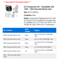 thumbnail image 2 of A/C Compressor Kit - Compatible with 1980 - 1984 Chevy Monte Carlo 1981 1982 1983, 2 of 2