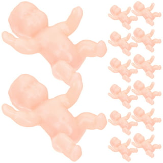 1pc MINIATURE PLASTIC BABY Capsule Tiny Babies Vintage Doll Embellishments  Mini Plastic Babies Tiny Plastic Babies Shower Party Favors