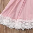 thumbnail image 5 of Vestido Para NiñAs Encaje Princesa Manga Corta Acampanada Cuello Redondo Vestido De Flores XBTCLXEBCO Rosado;4-5 Años, 5 of 5