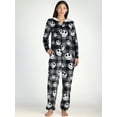 thumbnail image 5 of Disney Women’s Nightmare Before Christmas Union Suit with Hood, Sizes XS-3X, 5 of 5