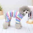 thumbnail image 3 of Add Velvet Fruit Pet Dog Hoodie Pitbull Pug Teddy Christmas Halloween Fruit Cosplay Coat Party Events Costume Puppy Jumpsuit Cat Jacket Small Dog Clothes, 3 of 4