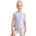thumbnail image 3 of Kids Big Girls Dance Sports Shirts Athletic Running Gymnastics Yoga Tee Tops 5-12 Years, 3 of 9