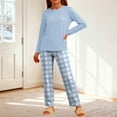 thumbnail image 1 of Conjuntos de blusas y camisas de cuello redondo y manga larga para niños y niñas, moda con rayas bonitas, pantalones suaves de manga larga, traje para niña, pantalones superiores, 1 of 6