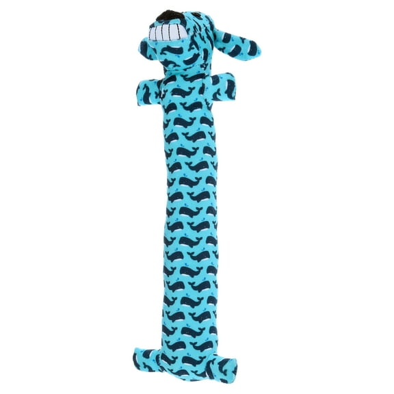 Multipet Nautical Loofa Plush Dog Toy, Assorted Pattern, 12 inches