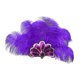 thumbnail image 5 of Tocado de plumas, tocado, disfraz, decoración, diadema para fiesta Púrpura, 5 of 9