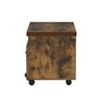 thumbnail image 2 of ACME Bob 1-Drawer Wooden File Cabinet in Weathered Oak, 2 of 6