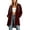 Wine, variant on Zylanna Women's Long Full Zip Hoodie Sweatshirts, Oversized Adjustable Drawstring Soft & Stretchy with Pockets Casual Winter Coat Jacket Cardigan for Outerwear Brown