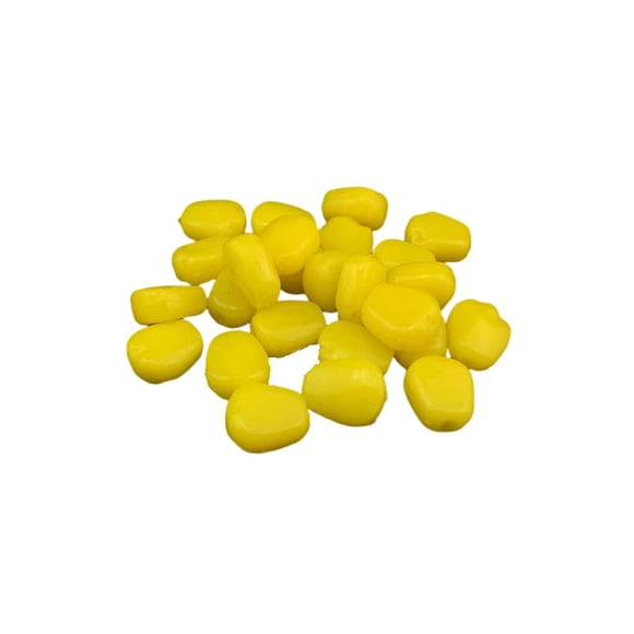 Señuelos de simulación 100 Uds Yuarrent Cebos de granos de maíz Amarillo