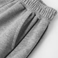 thumbnail image 6 of Girls Sweatpants Straight Leg Joggers School Uniform Pants for Girls Kids Grey Athletic Clothes 11-12 Years, 6 of 9