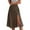 Brown, variant on Skirts for Women Floral Half Body Split A Line Buttocks Wrapped Mid Waist Long Skirt Womens Summer Clothes Black L