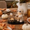 thumbnail image 3 of Halloween Campfire Tealight Holder Multi-Purpose Halloween Tealight Stand Centerpiece for Home Mantel Shelf Desk Decors, 3 of 4