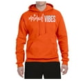 thumbnail image 2 of Mermaid Vibes Cute Shimmer | Mens Fashion Hooded Sweatshirt Graphic Hoodie, Orange, X-Large, 2 of 3