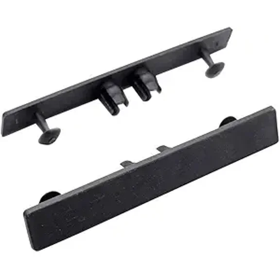 UltraShield Hawaiian Charcoal Plastic End Cap for Composite Decking 16 ft. Boards (10 per Bag)