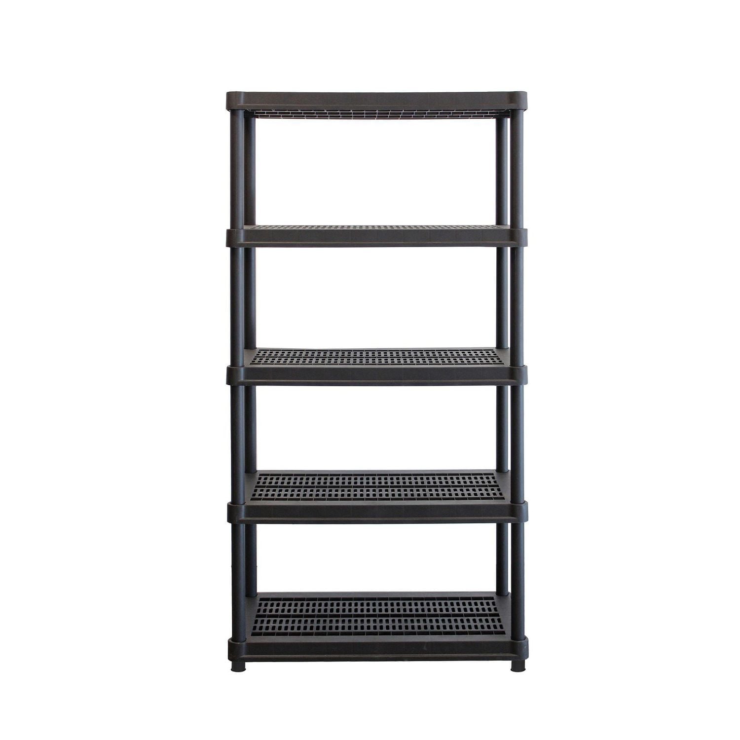 Ramtuff  5-Levels Plastic Shelving System 18'' x 36'' x 73"