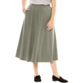 thumbnail image 1 of Plus Size 7-day Knit A-line Skirt, 1 of 2