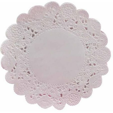 School Smart Round Paper Lace Doilies, Multiple Sizes, White, Pack of 100
