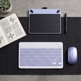 thumbnail image 6 of Wireless Keyboard and Mouse Combo, Quiet Rechargeable Keyboard with Low-Profile Keys and Ergonomic Mouse for Tablet, Laptop and Smartphone, Purple, 6 of 6