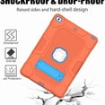 thumbnail image 2 of Dteck Case for iPad 9th Generation / iPad 8th Generation / iPad 7th Generation (10.2 Inch, 2021/2020/2019 Model), Slim Heavy Duty Shockproof Rugged Protective Case for iPad 10.2 inch, Orange+Blue, 2 of 3