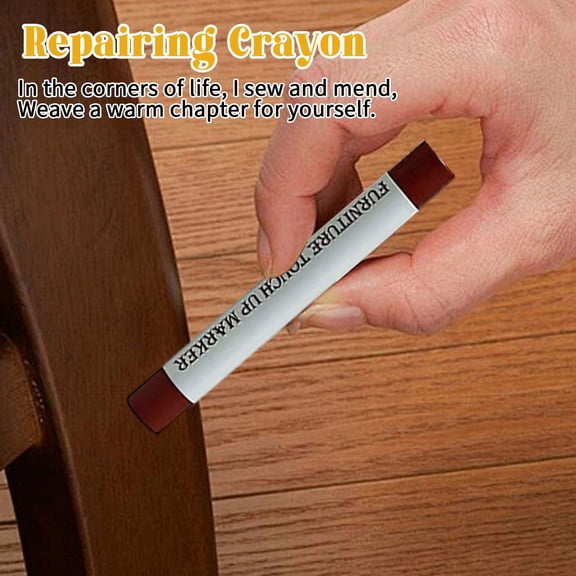 Wooden Nail Hole Crayon, Quickly Fixing Leakage Problems, Multi-Color Wax Crayon For Wood Furniture Repair, Scratch & Nail Hole Remover For Home Decoration, Woodworking & Crafts,