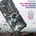 thumbnail image 2 of Funda protectora magnética de TPU + PC con soporte para Samsung Galaxy A52 4g/5g con armadura de camuflaje a prueba de golpes, 2 of 5