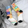 thumbnail image 5 of KLL USA MAP Print Cool Socks Men's Women's Crew Socks Funny Crazy Novelty Stockings, 5 of 6