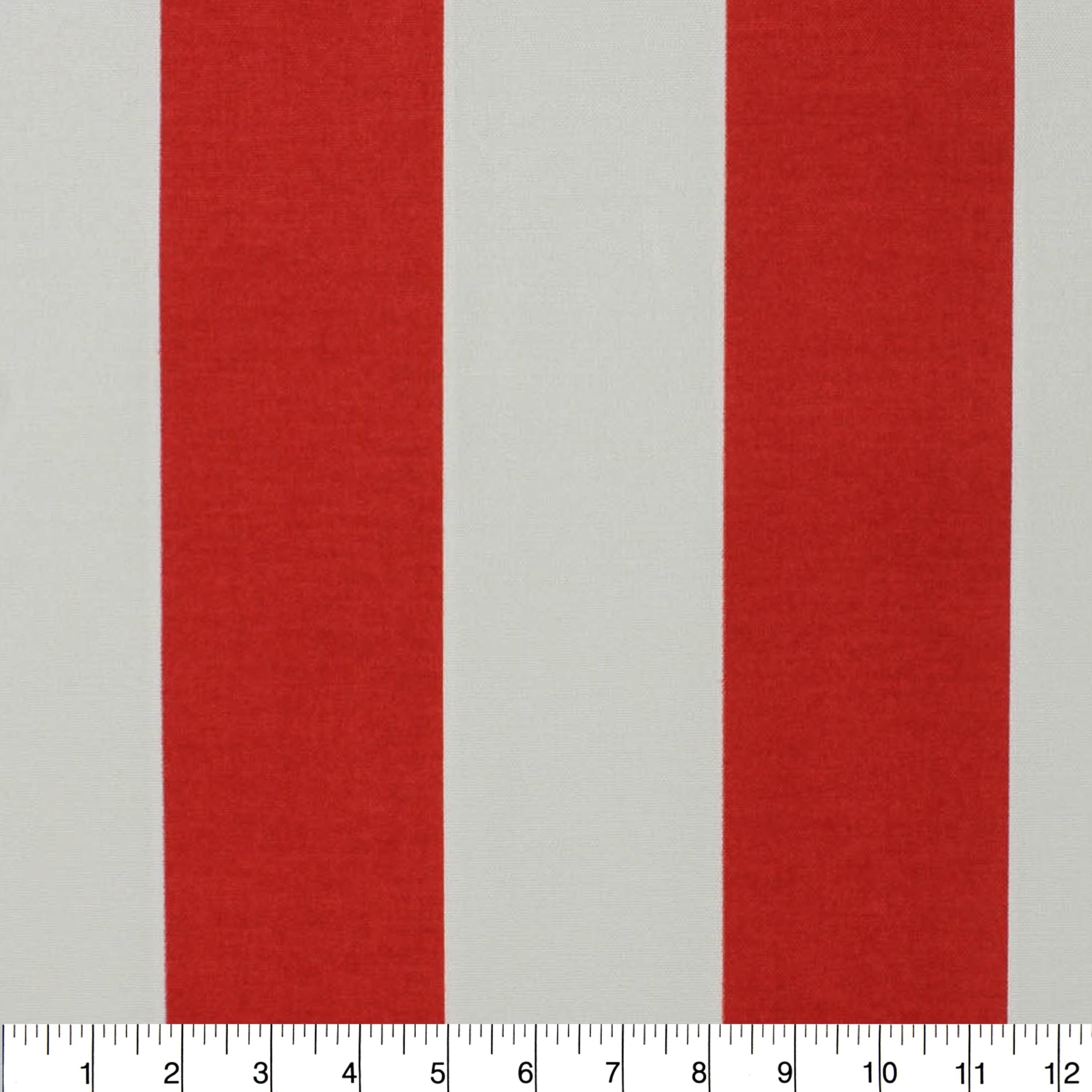 Berkshire Home 100% Polyester 54" Indoor/Outdoor Cabana Red Fabric, by the Yard