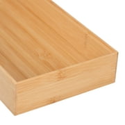 Better Homes & Gardens Bamboo Long Drawer Organizer, 15 IN W x 5.98 IN D x 1.97H, Natural Bamboo Color