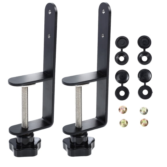 WHAMVOX Pegboard Installing Tool Smooth Surface Metal Accessory Black 1Set