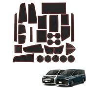27Pcs Gate Slot Pad for Toyota Noah Voxy 90 Series 2022 Accessories Interior Non-Slip Anti Dust Cup Holder Inserts