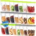thumbnail image 1 of Bolsas reutilizables para sándwiches Lerine, paquete de 22 unidades, de silicona, sin BPA, 1 of 7