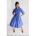 thumbnail image 6 of Devil Wears Prada Scoop Collection Women's and Women's Plus Cotton Tie-Waist Midi Dress, Sizes 0-26W, 6 of 6