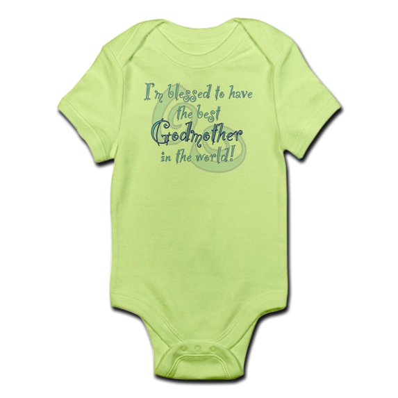 CafePress - Blessed Godmother BL Infant Bodysuit - Baby Light Bodysuit