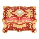 thumbnail image 1 of Joyero vintage Mini estilo europeo antiguo joyero Metal esmalte anillo collar pendiente organizador oro rojo, 1 of 14