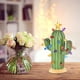 thumbnail image 3 of Decoraciones de fiesta de cactus, lámparas de decoración de habitación infantil con luz de cactus, lugar novedoso, lámpara verde tropical LED blanca cálida para decoración navideña, 3 of 5