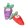 thumbnail image 4 of Funny Carrot Plush Toy for Dogs Vegetable Fruit Pulling Carrots Plaything 9 Holes, 4 of 7