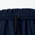 thumbnail image 4 of Nestiefly Mens Athletic Running Shorts Lightweight Quick Dry Drawstring Mesh Gym Shorts with Zipper Pockets Dark Blue M, 4 of 6