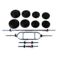 thumbnail image 1 of Kit de Pesas Barra Recta, Barra Triceps, Mancuernas y Discos 28 KG Energym 9034, 1 of 4