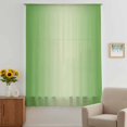 thumbnail image 3 of Spring Green Ombre Sheer Curtains 54 Inches Long, Modern Gradient Abstract Art Light Filering Curtains, Breathable Simi Curtain Privacy Drapes for Kitchen Bathroom Lightweight Small Window Treatment, 3 of 9