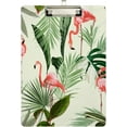 thumbnail image 2 of FMSHPON Flamingos Clipboard Hardboard Wood Nursing Clip Board and Pull for Standard A4 Letter 13x9 inches, 2 of 8