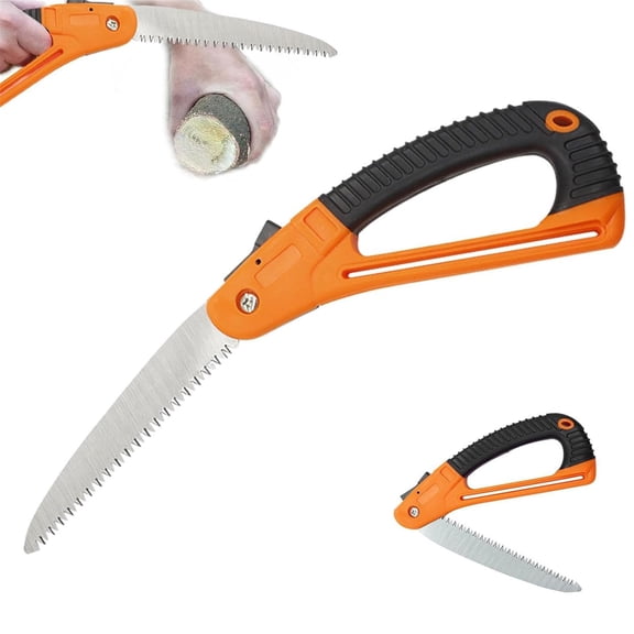 Folding Saw Bushcraft, Heavy Duty 15 Inch Tree Saw Extra Long Blade Hand Saws for Wood Camping, Dry Wood Pruning Saws With Hard Teeth, Quality SK-5 Steel, Gifts for Men hand Saws for Tree Trimming