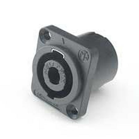 Neutrik Speakon Panel Mount - Neutrik NL4MP Receptacle speakON 4 pole-square flange-solder