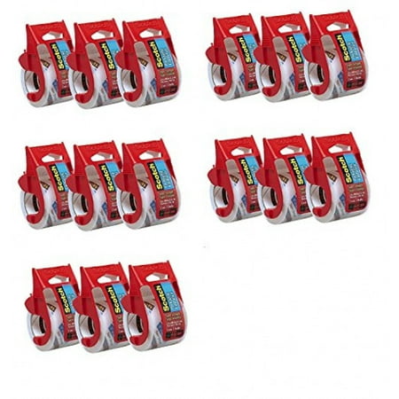 - Scotch Heavy Duty Shipping Packaging Tape, 2 x 800 - Clear (15 Tapes)