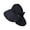 Black, variant on Huangxinggg Elegant Wide Brim Sun Hat With Bow Tie UPF 50 Plus Windproof For Cycling Oversized Not Blown Off Summer Outdoor Beach Hiking Adjustable Chin Strap Breathable Big Head Hats for Women