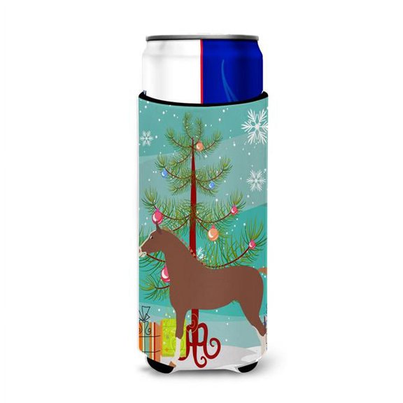 Carolines Treasures BB9276MUK Hannoverian Horse Christmas Michelob Ultra Hugger for Slim Cans