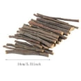 20/40/60Pcs Natural Sticks Small Animals Molar Wood Toys Pig Hamster
