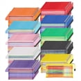 thumbnail image 1 of Bolsa de con Cremallera de 120 Piezas, Bolsa con Cremallera en 10 Colores, Bolsas Multiusos con Cremallera para Organizar Artículos Esenciales de Maquillaje, Oficina, 1 of 5
