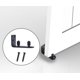 thumbnail image 4 of Guía de piso deslizante ajustable de acero al carbono, herrajes para puertas de granero, 122*65 mm, 4 of 4